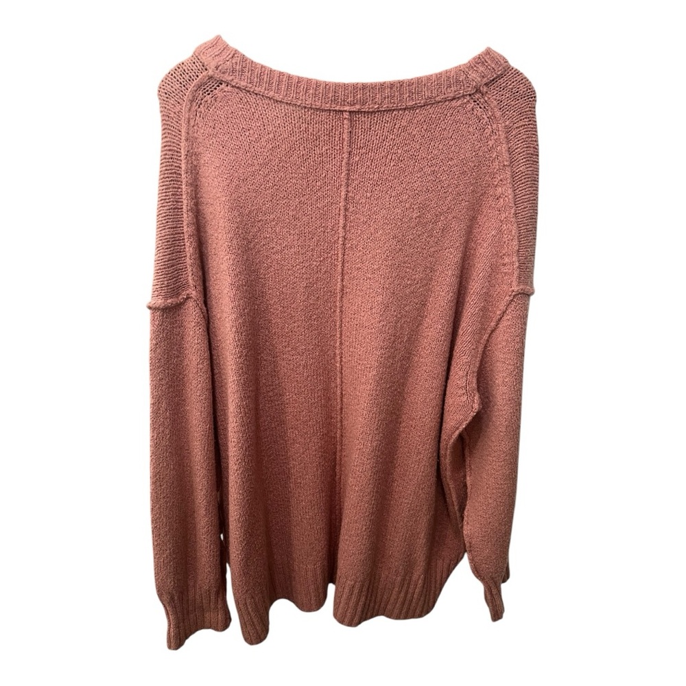 FREE PEOPLE BROOKSIDE ALPINE ROSE OVERSIZED KNIT TUNIC SWEATER SIZE MEDIUM - Picture 11 of 16